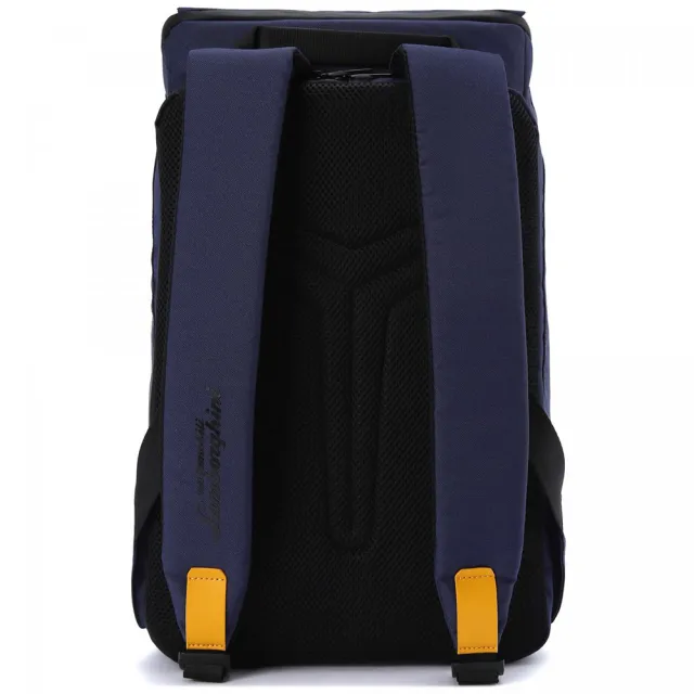 【Automobili Lamborghini】雙11 藍寶堅尼 義大利頂級後背包 LBZA00402T(藍色)