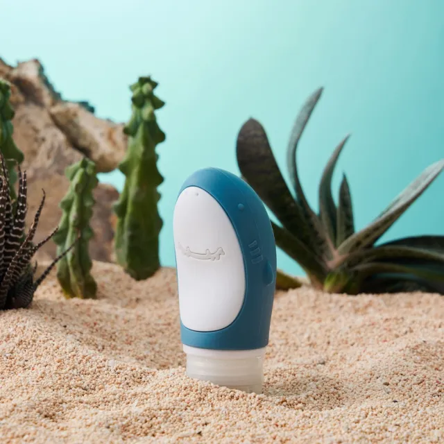 【仁舟淨塑】海洋旅行分裝瓶3入組 89ml(矽膠分裝瓶/乳液瓶/沐浴瓶/擠壓瓶/盥洗用品/旅行)