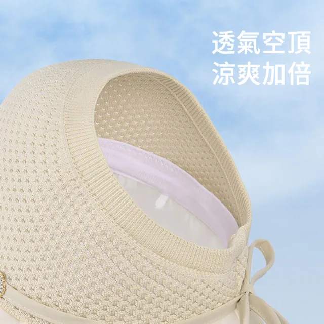 【MUAN】大簷彩膠防曬遮陽帽 韓版時尚漁夫帽 透氣空頂帽 太陽帽 防曬帽(漁夫帽/釣魚帽/防風帽)