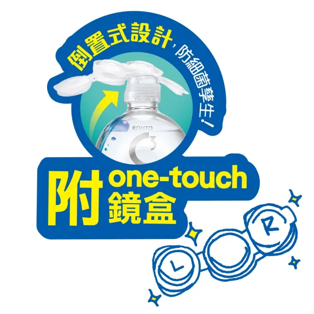 【樂敦】視涵水感多效保養液 長效保濕/清涼滋潤 500mLx2+100mLx2(隱形眼鏡藥水 保濕 清涼 殺菌)