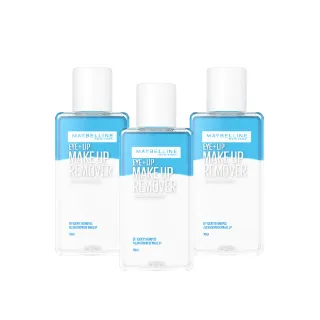 【MAYBELLINE 媚比琳】輕柔眼唇卸妝液70ml(3入組)