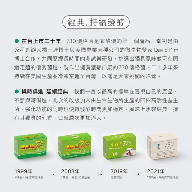 【jarou 家酪優】不插電優格機+730優格菌x6盒-共96包(DIY優格、發酵穩定、口感濃郁)