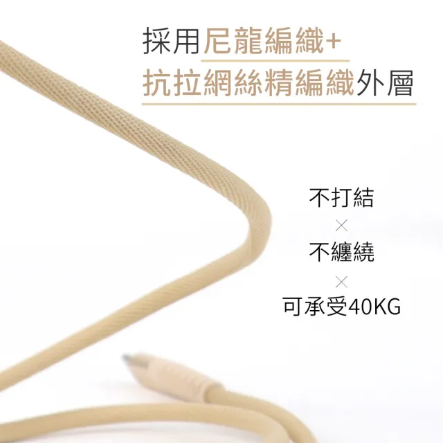 【KINYO】Type-C To Type-C PD 100W超快充數據線(1.2M USBTYC-12)