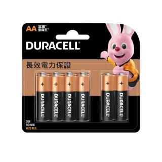 【DURACELL】金頂 鹼性電池-3號AA(10入裝)