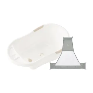 【Simba 小獅王辛巴官方直營】嬰兒沐寓成長澡盆+浴網(經典熱賣組)