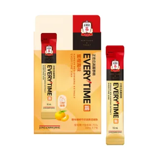 【正官庄】高麗蔘精EVERYTIME 纖-10mlx7包/盒(腸道蠕動/新陳代謝/膳食纖維/順暢)