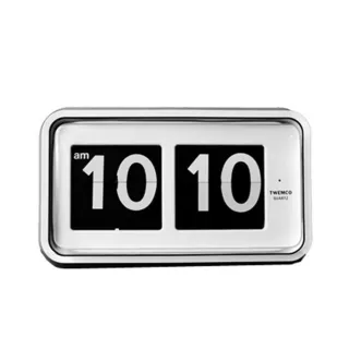 【TWEMCO】BQ-100 翻頁鐘 時鐘 壁掛(共2色)