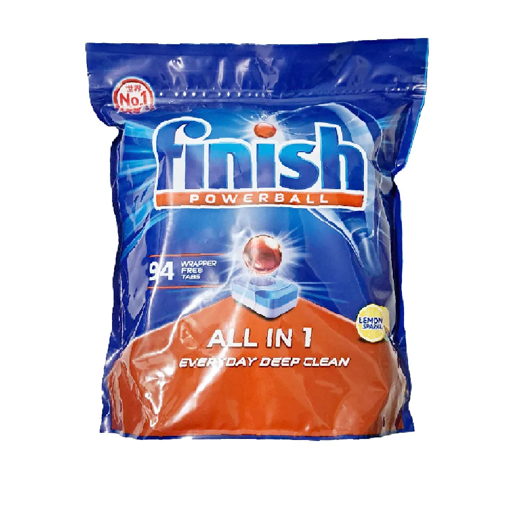 【日本 FINISH】ALL IN 1 紅球強效餐具清潔錠-94錠(日本進口平輸品)