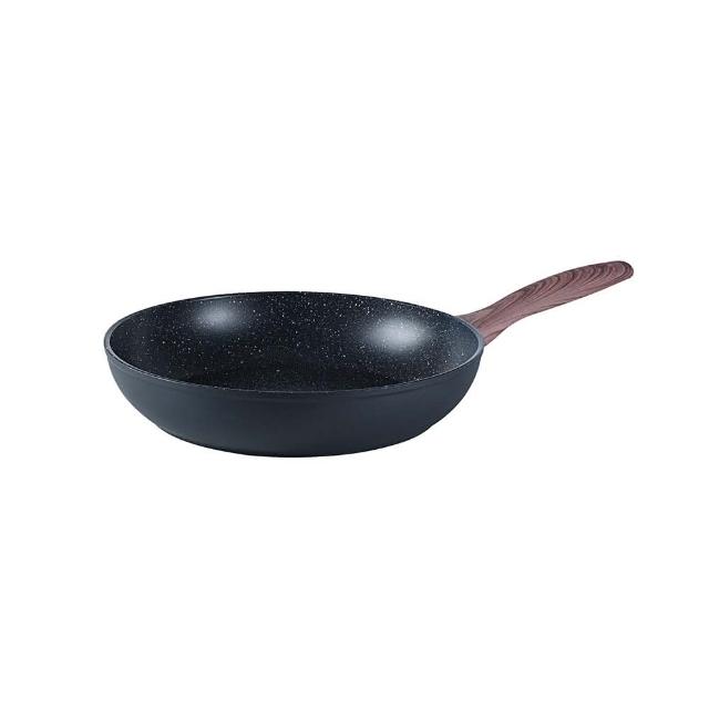 【IUSE】義大利 Sambonet RockNRose 平底鍋/岩石黑/20cm(義大利製/不沾鍋/鍋具/平底鍋)