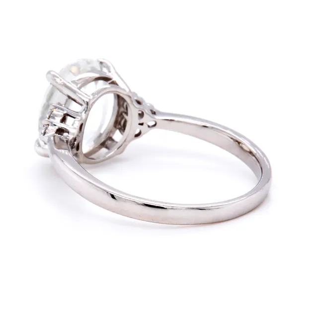 【BRILLMOND JEWELRY】2克拉 天然彩虹月光石 鑽戒(頂級天然月光石2克拉)