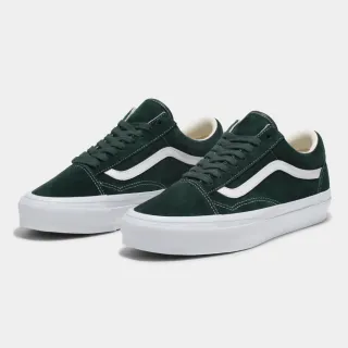 【VANS 官方旗艦】Premium LX Old Skool 男女款墨綠色滑板鞋