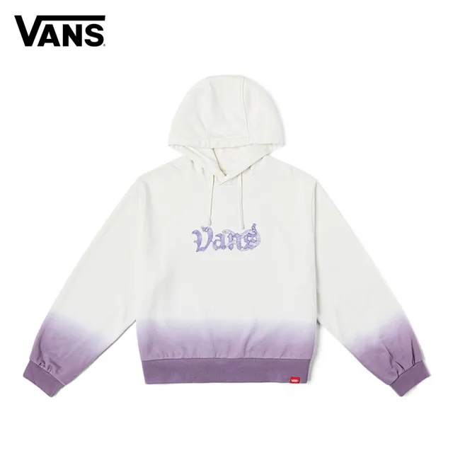 【VANS】官方旗艦 蛇年限定系列 女款米白色紫色漸層連帽大學T