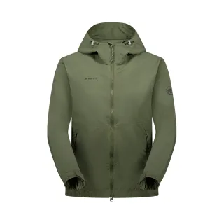【Mammut 長毛象官方直營】Hiking WB Hooded Jacket AF W 健行防風連帽外套 女款 沼澤綠 #1012-00401