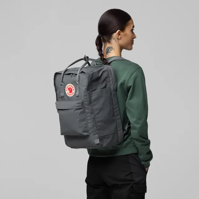 【Fjallraven】Kanken Laptop17吋 後背包(FR23525-031石墨灰 046超級灰 560海軍藍 631叢葉綠 664霜綠)