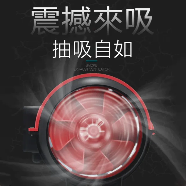 【永基】8吋排風扇 管道風機(110V單速插頭款+純銅電機排風扇)