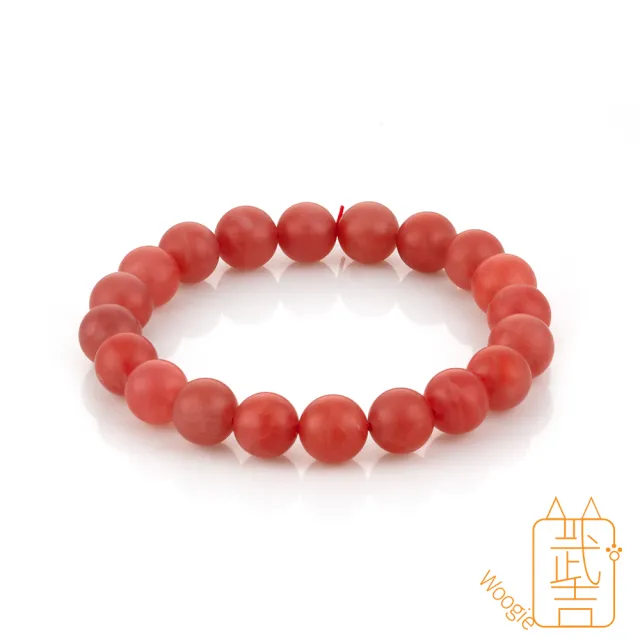 【Woogie武吉珠寶】精品南紅瑪瑙手鍊(保山粉糯9-10mm)