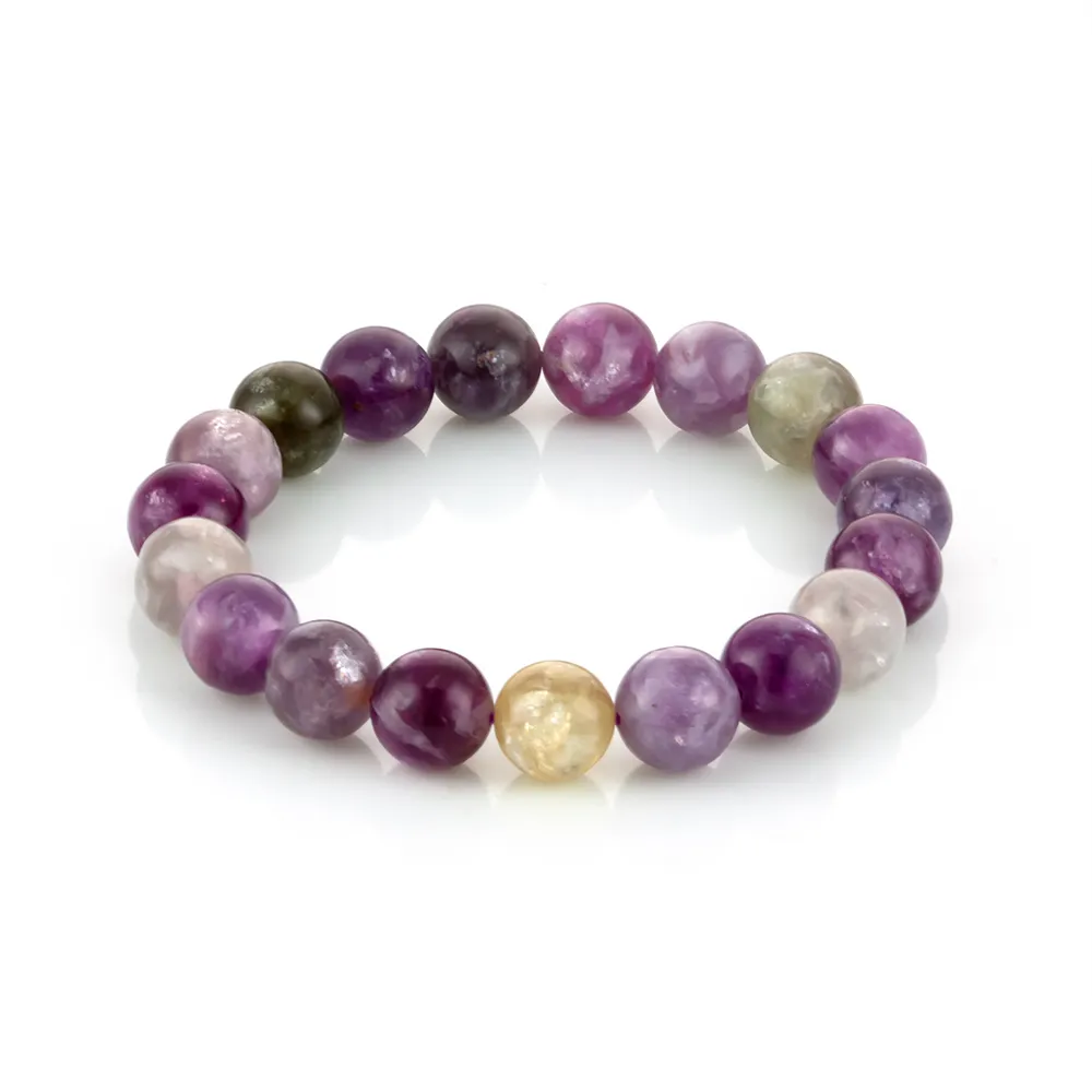 【Woogie武吉珠寶】暴閃多彩祖母晶手鍊(彩晶10-11mm)