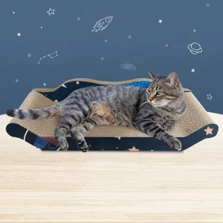 【貓本屋】太空貓貴妃躺椅沙發貓抓板(60cm)