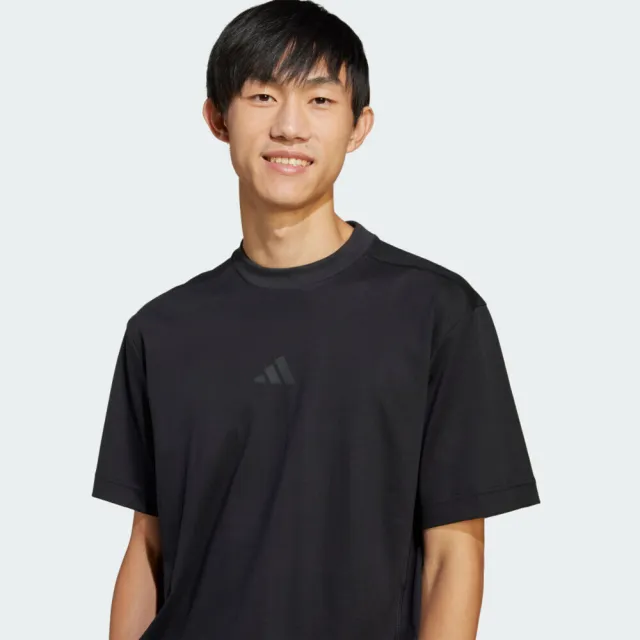 【adidas 愛迪達】M Ce Tee Upf 男 T恤 運動上衣 休閒短袖 黑 亞版(JF3254)