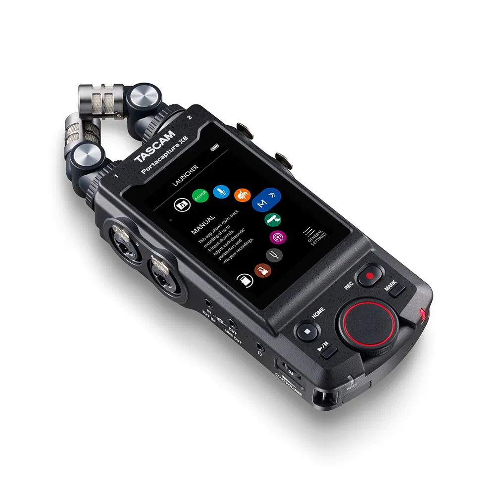 【TASCAM】Portacapture X8 手持多軌樂器收音錄音機 公司貨