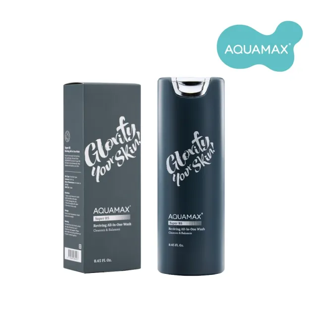 【AQUAMAX 奧科美氏】Super B5肌能賦活洗沐露 250ml(洗臉x洗髮x沐浴 All in One一瓶搞定)