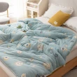 【寢聚 Sleep Club】買一送一 韓系針織棉涼涼被 四季被 棉被 涼被 多色任選(雙人被 150x200cm) 涼被/冷氣毯