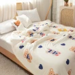 【寢聚 Sleep Club】買一送一 韓系針織棉涼涼被 四季被 棉被 涼被 多色任選(雙人被 150x200cm) 涼被/冷氣毯