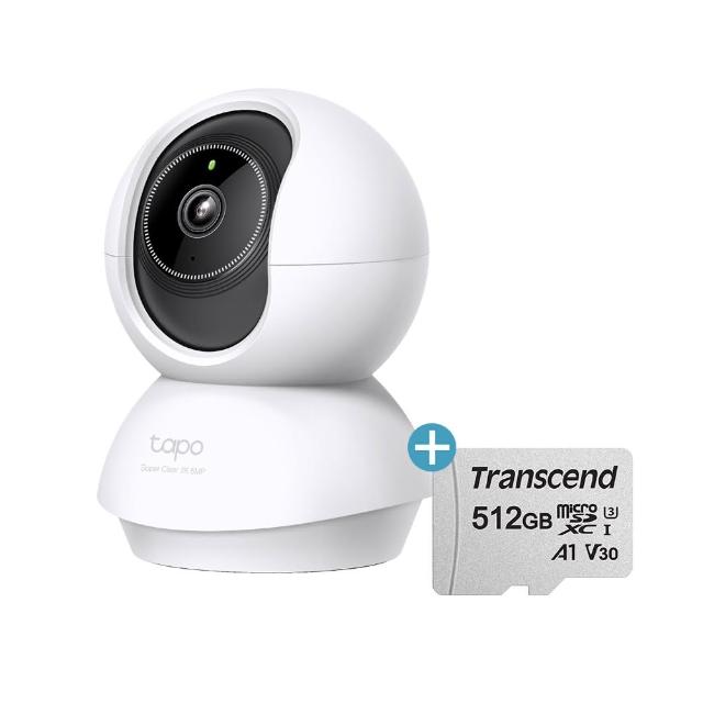 (512G記憶卡組)【TP-Link】Tapo C230 3K 500萬畫素 AI智慧追蹤 360°旋轉式 無線網路攝影機/監視器 IP CAM
