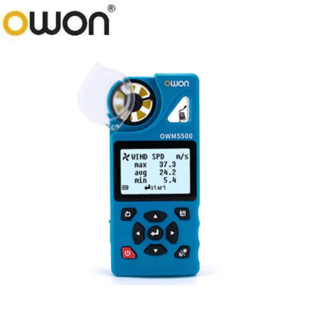 【OWON】OWM5500 智慧型高精度風速儀(7種測量)