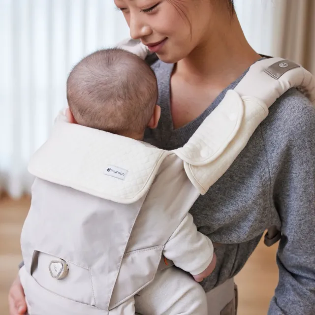 【hugpapa】韓國100%有機棉背巾前口水巾