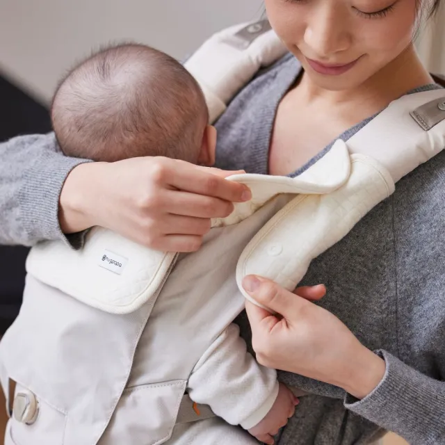 【hugpapa】韓國100%有機棉背巾側口水巾(2入)