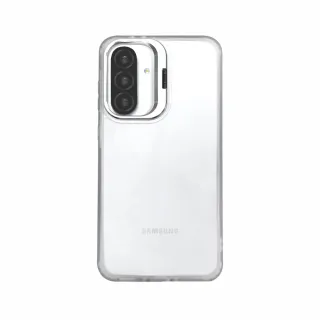 【CASE SHOP】CASE SHOP 三星 A36/A56 5G鏡頭支架站立保護殼-透明(可站立鏡頭框支架 一秒輕鬆追劇)