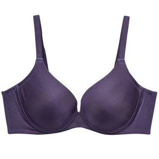 【SAVVY 莎薇】好素配 D-E罩杯內衣 記形鋼圈冰涼好素配-AB3524FS(暗紫灰)