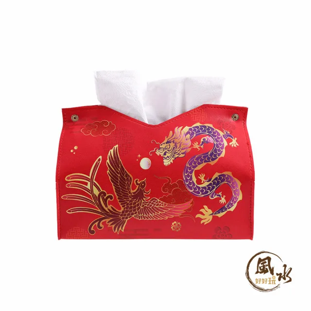 【風水好好玩】龍鳳祥富面紙套(龍鳳呈祥/家業興旺/帶動財氣)