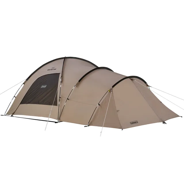 【Coleman】ROOMY FRONT 2-ROOM / 灰咖啡 / CM-18351(露營帳篷 客廳帳 寢室帳 隧道帳)