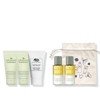 【ORIGINS 品木宣言】美體潔顏清潔旅行組(沐浴乳30ml+舒芙蕾30ml+潔面慕絲30ml/交換禮物)