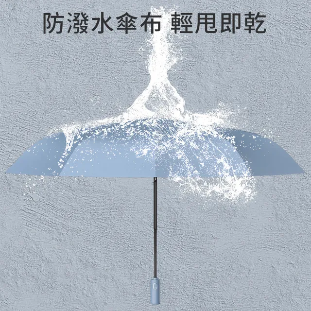 【Bosum】二入組 質感大傘面抗風傘 十骨防翻 防曬晴雨傘(黑膠抗UV/降溫遮陽/自動傘/摺疊傘/折疊傘)