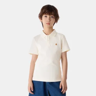 【GAP】男童裝 小熊刺繡短袖POLO衫-奶白色(687699)