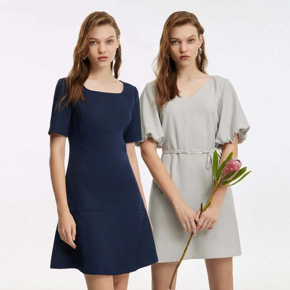 【G2000】柔美休閒洋裝(2款可選)