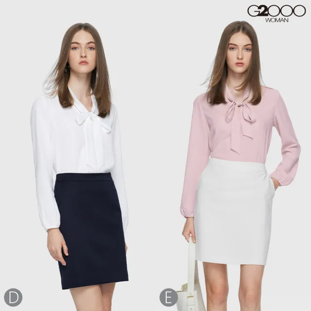 【G2000】女款 出清品 綁帶/領結設計休閒上衣(9款可選)