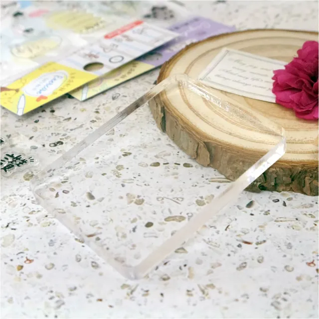 【SEASON 四季紙品禮品】水晶印章壓克力板 印章台(勞作 創作 DIY DIY209-04)