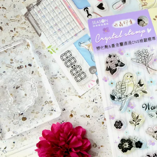 【SEASON 四季紙品禮品】水晶印章壓克力板 印章台(勞作 創作 DIY DIY209-04)