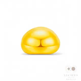 【路森金飾】黃金金豆1公克(金重:0.27錢+-0.03錢附加許願瓶)