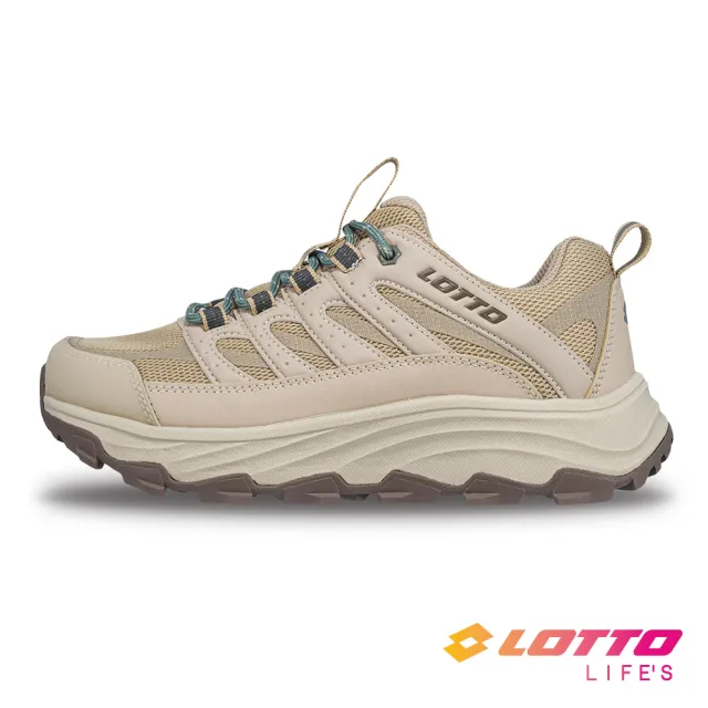 【LOTTO】女 寬楦 CT330 防潑水登山鞋(燕麥色-LT5AWO9321)