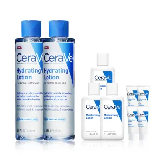 【CeraVe 適樂膚】超值兩入組★全效極潤修護精華水 200ml*2(安敏補水)