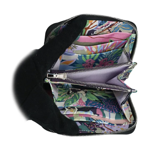 【Hermes 愛馬仕】EPSOM皮 絲巾內裡ㄇ型拉鏈短夾(黑色)