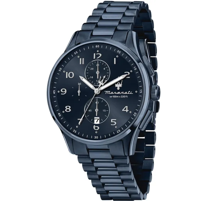 【MASERATI 瑪莎拉蒂】Successo 多功能計時手錶 推薦42mm(R8873624005)