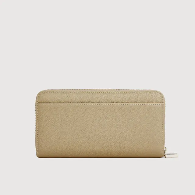 【BRAUN BUFFEL 德國小金牛】維那斯-C 12卡拉鍊長夾-淺棕色(BF868-602-CR) 錢包送禮推薦