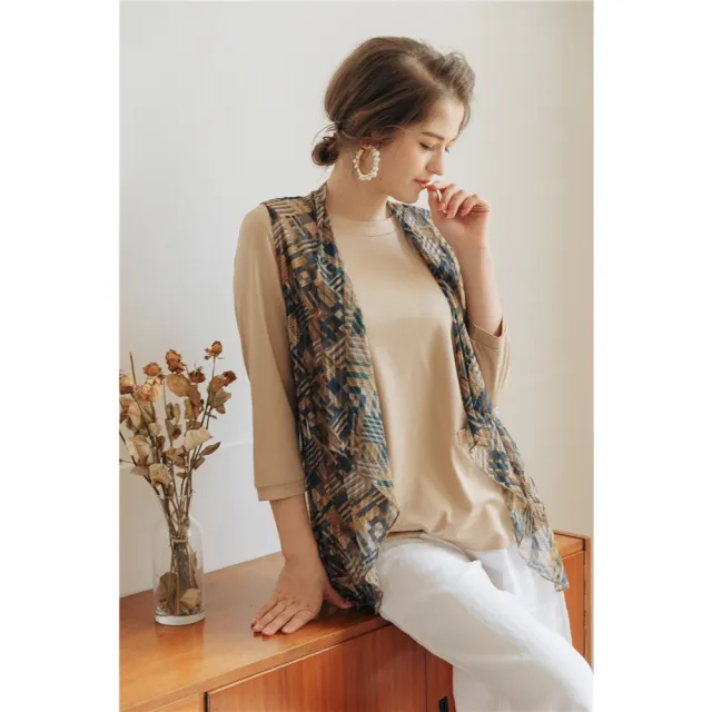 【SuperWands】法式名品小香風多穿式上衣