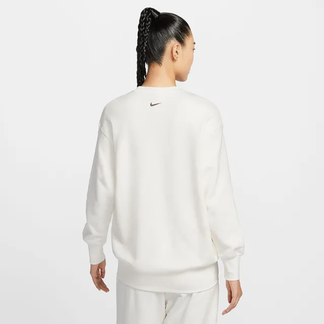 【NIKE 耐吉】長袖上衣 女 超寬鬆 CNY新年 AS W NSW OS CREW 白 HV8462-133